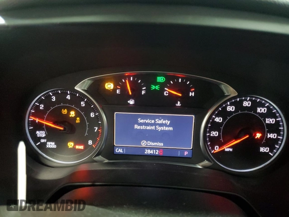 2022 Chevrolet Blazer LT with VIN 3GNKBJRS5NS183254, listed as a Copart auction lot 48254935 with 28,412 mi miles and Salvage title. Bid and sale history available at DreamBid. Image 9.