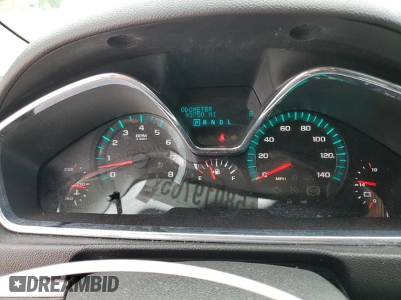 2016 Chevrolet Traverse LT with VIN 1GNKRGKD5GJ227252, listed as a Copart auction lot 58019765 with 93,750 mi miles and Salvage title. Bid and sale history available at DreamBid. Image 9.