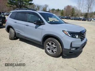 2023 Honda Passport TrailSport with VIN 5FNYF8H64PB032311, listed as a Copart auction lot 53532345 with 21,456 mi miles and Salvage title. Bid and sale history available at DreamBid. Image 4.
