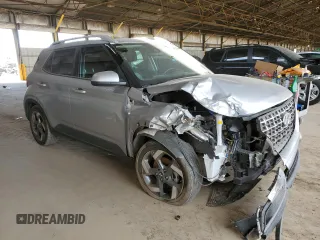 2024 Hyundai Venue SEL with VIN KMHRC8A35RU285446, listed as a Copart auction lot 51010505 with 33,792 mi miles and Salvage Title. Bid and sale history available at DreamBid. Image 4.