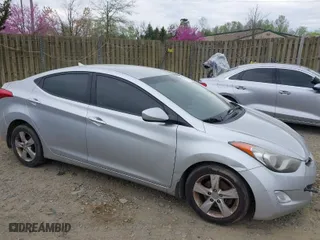 2013 Hyundai Elantra GLS with VIN 5NPDH4AE8DH287737, listed as a IAAI auction lot 41971804 with 217,565 mi miles. Bid and sale history available at carsss.com. Image 1.