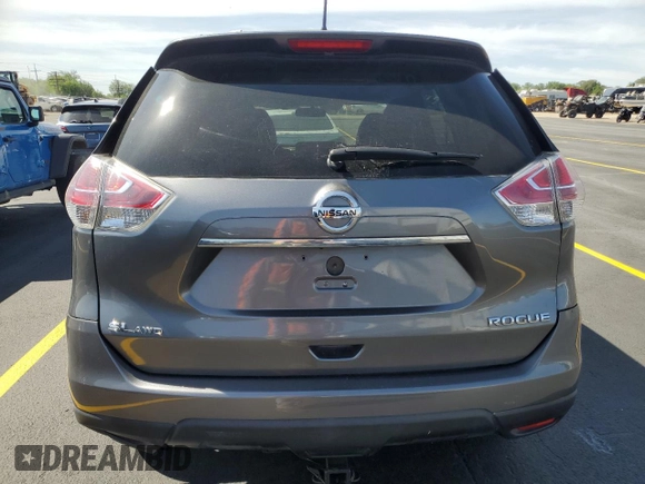2015 Nissan Rogue SL с VIN 5N1AT2MV4FC849905, выставлен на аукционе Copart как лот 58739575 с пробегом 131 213 миль миль и Списание • Salvage title. История ставок и продаж доступна на DreamBid. Изображение 6.