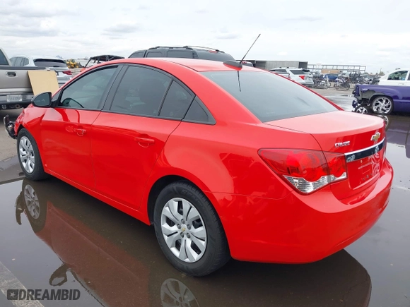 2015 Chevrolet Cruze LS with VIN 1G1PA5SH8F7130466, listed as a IAAI auction lot 41788830 with 147,283 mi miles. Bid and sale history available at carsss.com. Image 3.
