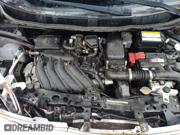 2017 Nissan Versa SV with VIN 3N1CN7AP5HL848489, listed as a Copart auction lot 59618045 with 83,561 mi miles and Salvage title. Bid and sale history available at DreamBid. Image 11.
