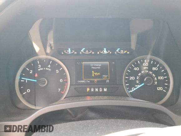 2017 Ford F-150 XL with VIN 1FTEW1EG7HFC07137, listed as a Copart auction lot 60185645 with 45,562 mi miles and Salvage title. Bid and sale history available at DreamBid. Image 9.