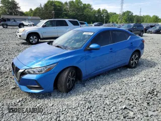 2021 Nissan Sentra SV with VIN 3N1AB8CV1MY297279, listed as a Copart auction lot 55596315 with 73,652 mi miles and Salvage title. Bid and sale history available at DreamBid. Image 1.