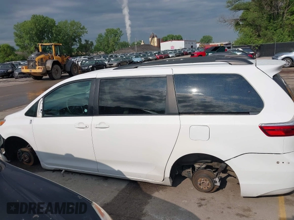 2017 Toyota Sienna LE Auto Access Seat with VIN 5TDKZ3DC0HS825095, listed as a IAAI auction lot 42222054 with 318,349 mi miles and . Bid and sale history available at DreamBid. Image 15.