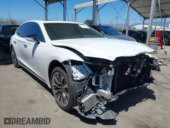 2021 Lexus LS 500 with VIN JTHD51FF6M5015310, listed as a IAAI auction lot 42630073 with 34,307 mi miles and . Bid and sale history available at DreamBid. Image 1.