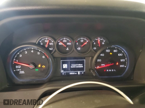 2023 Chevrolet Silverado 1500 Work Truck with VIN 3GCNAAEK7PG361086, listed as a Copart auction lot 54328675 with 108,020 mi miles and Clean Title. Bid and sale history available at carsss.com. Image 9.