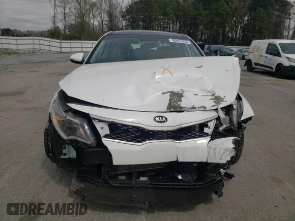 2018 Kia Optima S with VIN 5XXGT4L35JG247016, listed as a Copart auction lot 49887855 with 116,295 mi miles and Salvage title. Bid and sale history available at DreamBid. Image 5.