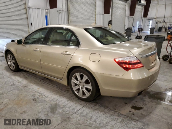 2009 Acura RL Tech Pkg with VIN JH4KB26669C001318, listed as a Copart auction lot 78960464 with 135,333 mi miles and Salvage Title. Bid and sale history available at carsss.com. Image 2.