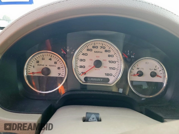 2005 Ford F-150 XLT with VIN 1FTPW12555FB18691, listed as a Copart auction lot 59282695 with 169,451 mi miles and Clean title. Bid and sale history available at DreamBid. Image 9.
