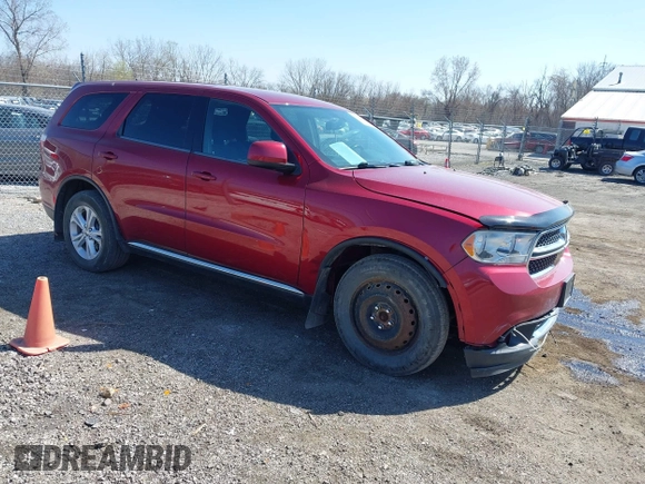 2013 Dodge Durango SXT z VIN 1C4RDJAGXDC674481, wystawiony jako IAAI lot #41994968 z przebiegiem 157 502 mil mil oraz . Historia ofert i sprzedaży dostępna na DreamBid. Obrazek 1.