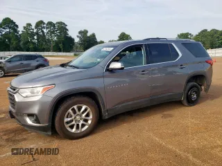 2018 Chevrolet Traverse LT Cloth with VIN 1GNERGKW3JJ247716, listed as a Copart auction lot 63163345 with 90,722 mi miles and Salvage title. Bid and sale history available at DreamBid. Image 1.