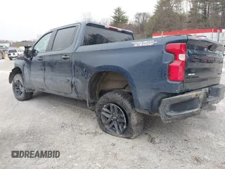 2021 Chevrolet Silverado 1500 Custom Trail Boss with VIN 1GCPYCEF1MZ433544, listed as a IAAI auction lot 41240358 with 71,041 mi miles and . Bid and sale history available at DreamBid. Image 2.