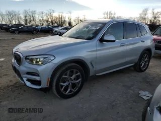 2020 BMW X3 xDrive30i z VIN 5UXTY5C0XL9D39221, wystawiony jako Copart lot #46524565 z przebiegiem 73 065 mil mil oraz Szkody całkowita. Historia ofert i sprzedaży dostępna na DreamBid. Obrazek 1.