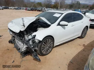 2018 Acura TLX w/Advance Pkg with VIN 19UUB2F76JA002621, listed as a IAAI auction lot 41706667 with 95,655 mi miles. Bid and sale history available at carsss.com. Image 17.