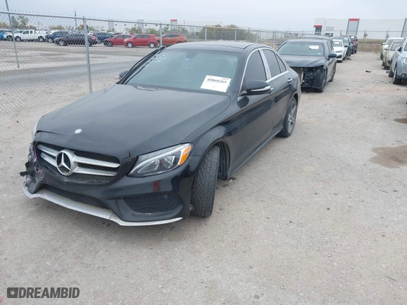 2015 Mercedes-Benz C-Class C 300 with VIN 55SWF4JBXFU082263, listed as a IAAI auction lot 40868265 with 88,128 mi miles. Bid and sale history available at carsss.com. Image 17.