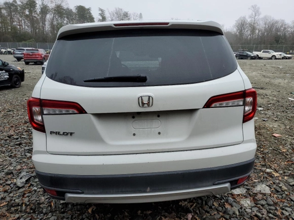 2020 Honda Pilot EX-L with VIN 5FNYF5H56LB020029, listed as a Copart auction lot 84160004 with 92,825 mi miles and Salvage Title. Bid and sale history available at carsss.com. Image 6.