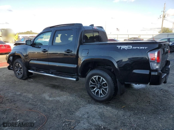 2021 Toyota Tacoma 2WD SR5 with VIN 5TFAZ5CN8MX107535, listed as a Copart auction lot 85704834 with 38,413 mi miles and Salvage Title. Bid and sale history available at carsss.com. Image 2.