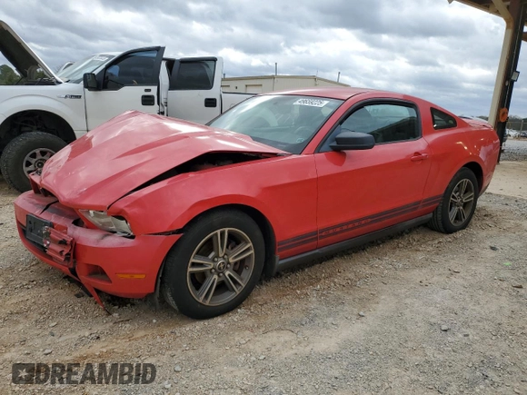 2010 Ford Mustang V6 with VIN 1ZVBP8AN3A5144656, listed as a Copart auction lot 49659225 with 217,327 mi miles and Salvage Title. Bid and sale history available at DreamBid. Image 1.
