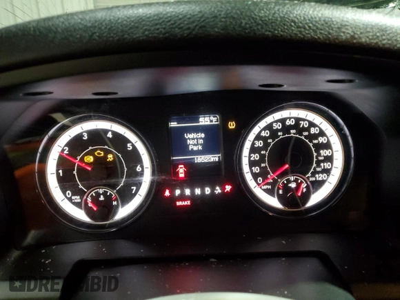2024 Ram 1500 Warlock z VIN 1C6RR7LG6RS148810, wystawiony jako Copart lot #43155135 z przebiegiem 18 523 mil mil oraz Czysty tytuł • Clean title. Historia ofert i sprzedaży dostępna na DreamBid. Obrazek 9.