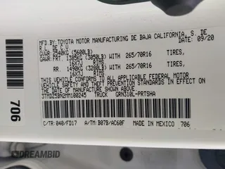 2021 Toyota Tacoma SR5 z VIN 3TMDZ5BN2MM100245, wystawiony jako IAAI lot #42078914 z przebiegiem 58 153 mil mil oraz . Historia ofert i sprzedaży dostępna na DreamBid. Obrazek 9.
