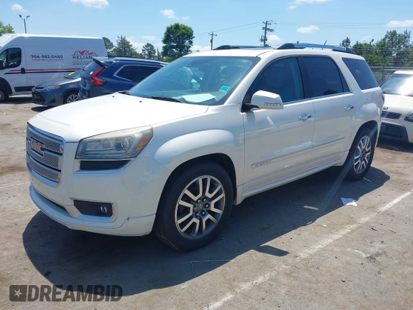 2014 GMC Acadia Denali with VIN 1GKKVTKD1EJ220183, listed as a IAAI auction lot 42230611 with 103,789 mi miles and . Bid and sale history available at carsss.com. Image 17.