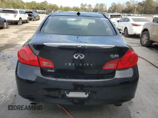 2015 Infiniti Q40 with VIN JN1CV6AR7FM524877, listed as a Copart auction lot 49134435 with 65,059 mi miles and Salvage Title. Bid and sale history available at DreamBid. Image 6.