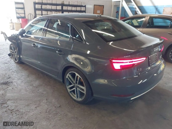 2017 Audi A3 Sedan Premium with VIN WAUB8GFF7H1007262, listed as a IAAI auction lot 41639951 with NaN miles. Bid and sale history available at carsss.com. Image 3.