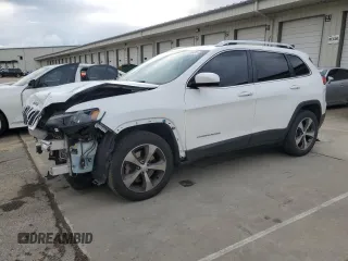 2019 Jeep Cherokee Limited with VIN 1C4PJMDX2KD409798, listed as a Copart auction lot 56913685 with 59,299 mi miles and Salvage title. Bid and sale history available at DreamBid. Image 1.