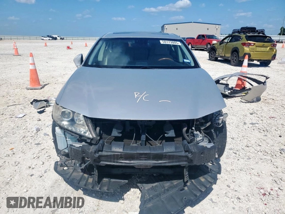 2013 Lexus ES 300h with VIN JTHBW1GG9D2003018, listed as a Copart auction lot 59173005 with 132,344 mi miles and Salvage title. Bid and sale history available at DreamBid. Image 5.