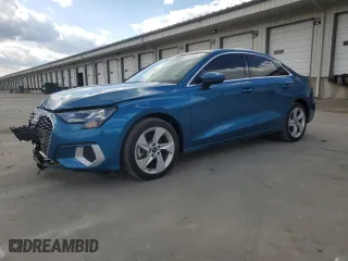 2022 Audi A3 Premium with VIN WAUAUDGY3NA076385, listed as a Copart auction lot 50178965 with 41,837 mi miles and Clean Title. Bid and sale history available at carsss.com. Image 1.