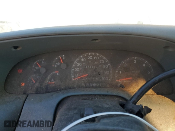 1997 Ford F-150 XL with VIN 1FTEX17L3VKC43630, listed as a Copart auction lot 42182445 with 287,224 mi miles and Salvage title. Bid and sale history available at DreamBid. Image 9.