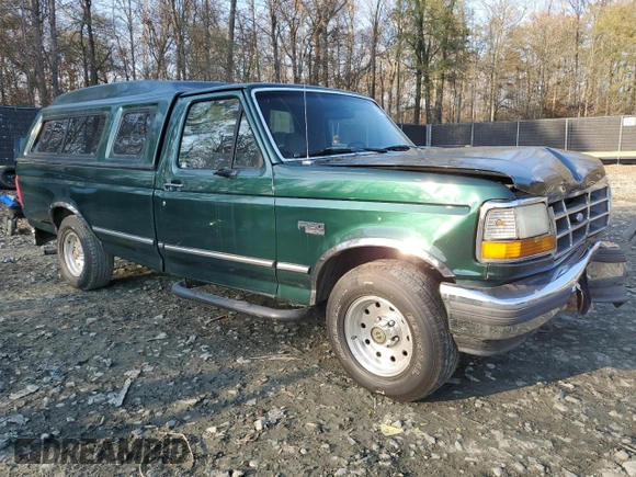 1995 Ford F-150 with VIN 1FTEF15N2SNA42822, listed as a Copart auction lot 80903914 with 0 mi miles and Salvage Title. Bid and sale history available at carsss.com. Image 4.