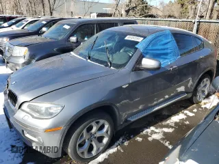 2014 BMW X6 xDrive35i with VIN 5UXFG2C51E0C43415, listed as a Copart auction lot 86484594 with 0 mi miles and Salvage Title. Bid and sale history available at carsss.com. Image 1.