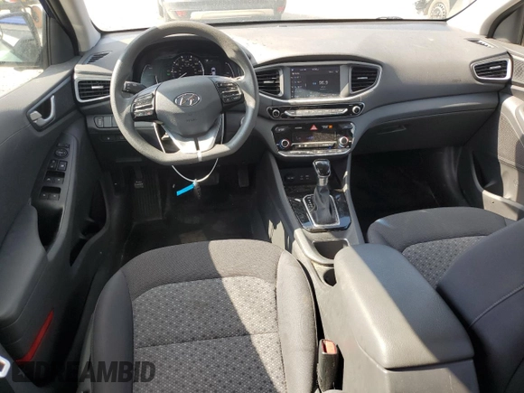2019 Hyundai Ioniq Blue with VIN KMHC65LCXKU116568, listed as a Copart auction lot 62124295 with 93,204 mi miles and Salvage title. Bid and sale history available at DreamBid. Image 8.