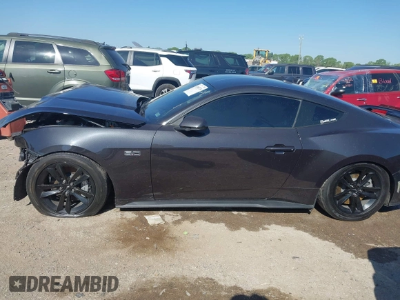 2024 Ford Mustang GT with VIN 1FA6P8CF7R5408683, listed as a IAAI auction lot 41985734 with 33,953 mi miles and . Bid and sale history available at DreamBid. Image 15.