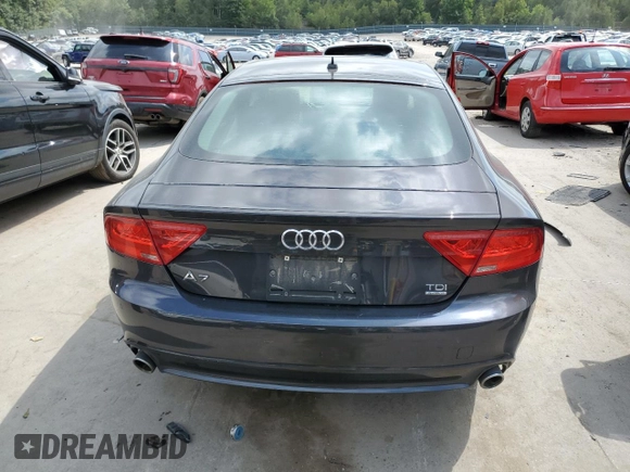 2015 Audi A7 3.0 TDI Premium Plus with VIN WAUWMAFC4FN002784, listed as a Copart auction lot 69375644 with 65,802 mi miles and Salvage Title. Bid and sale history available at carsss.com. Image 6.