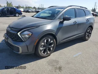 2023 Kia Sportage X-Line with VIN KNDPYDAH6P7027725, listed as a Copart auction lot 70931404 with 57,776 mi miles and Salvage Title. Bid and sale history available at carsss.com. Image 1.