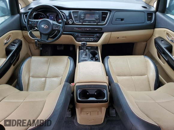 2016 Kia Sedona SX with VIN KNDMC5C11G6153598, listed as a Copart auction lot 51594285 with 151,312 mi miles and Salvage Title. Bid and sale history available at carsss.com. Image 8.