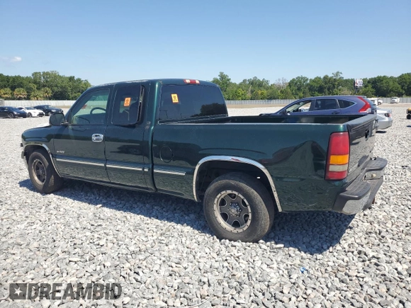 2001 Chevrolet Silverado 1500 LS with VIN 2GCEC19V711372653, listed as a Copart auction lot 52790225 with Not Provided miles and Salvage Title. Bid and sale history available at DreamBid. Image 2.