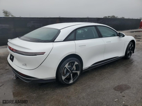 2025 Lucid Air Touring with VIN 50EA1TEA1SA008797, listed as a Copart auction lot 42288775 with 954 mi miles and Salvage Title. Bid and sale history available at carsss.com. Image 3.
