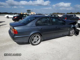 2000 BMW 5 Series 540iA with VIN WBADN6341YGM69313, listed as a Copart auction lot 78801034 with 95,733 mi miles and Salvage Title. Bid and sale history available at carsss.com. Image 3.