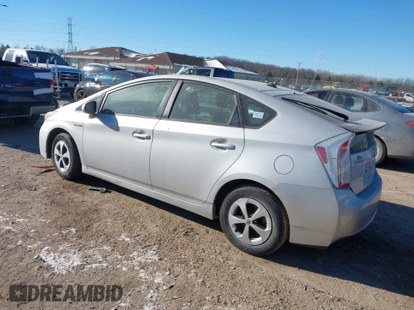 2013 Toyota Prius One with VIN JTDKN3DU6D1678308, listed as a IAAI auction lot 41303343 with 159,687 mi miles and . Bid and sale history available at DreamBid. Image 3.