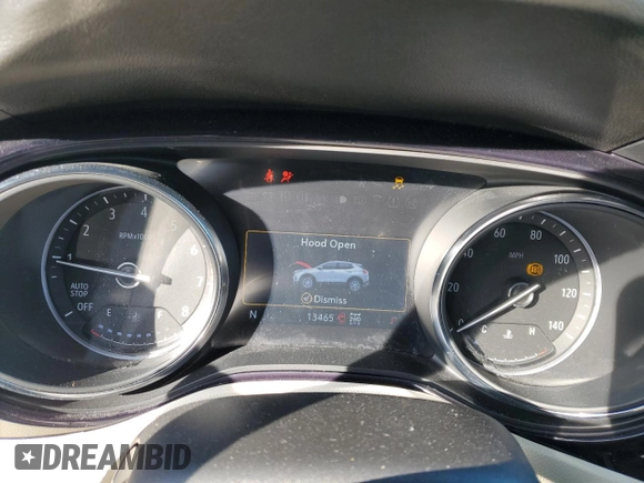 2020 Buick Encore GX Essence with VIN KL4MMGSL8LB119620, listed as a Copart auction lot 84553714 with 13,465 mi miles and Salvage title. Bid and sale history available at DreamBid. Image 9.
