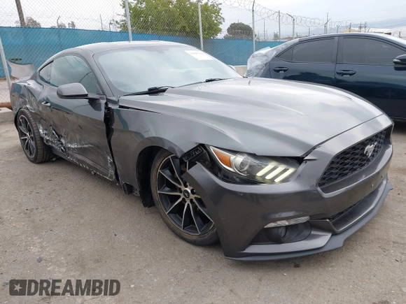 2016 Ford Mustang EcoBoost z VIN 1FA6P8TH4G5290350, wystawiony jako IAAI lot #42195141 z przebiegiem 98 495 mil mil oraz . Historia ofert i sprzedaży dostępna na DreamBid. Obrazek 1.