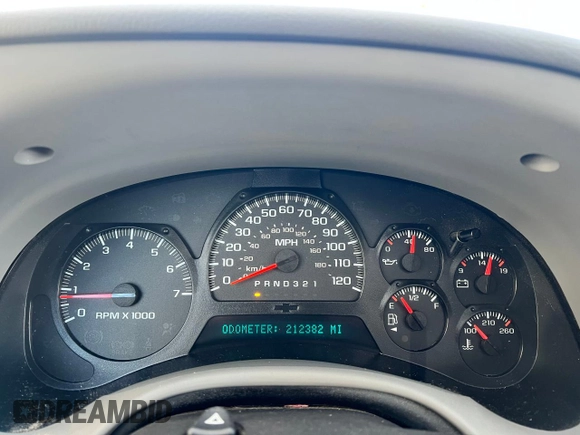 2008 Chevrolet TrailBlazer 1LT with VIN 1GNDT13S28218243, listed as a Copart auction lot 41378805 with 212,382 mi miles and Clean Title. Bid and sale history available at DreamBid. Image 8.