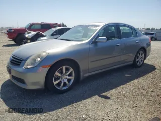 2006 Infiniti G35 with VIN JNKCV51E76M511100, listed as a Copart auction lot 55010345 with 166,936 mi miles and Salvage Title. Bid and sale history available at DreamBid. Image 1.