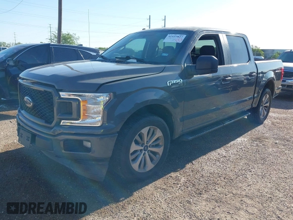 2018 Ford F-150 XL with VIN 1FTEW1CP3JFD38686, listed as a IAAI auction lot 41937827 with 106,765 mi miles. Bid and sale history available at carsss.com. Image 2.